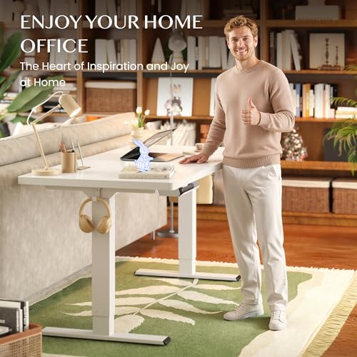 E1 PRO Scrivania Regolabile in Altezza con 2 Motori con Memoria Automatica Intelligente Standing Desk Scrivania Elettrica Scrivania Motorizzata - Scrivania Gaming - Immagine 9