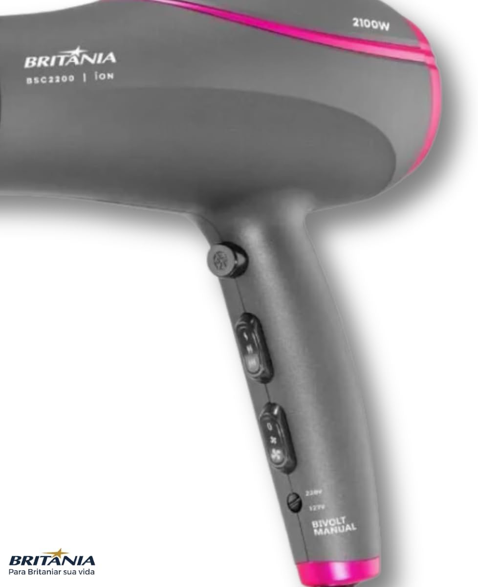 Secador de Cabelo Britânia 2100W: Review após 7 dias de uso