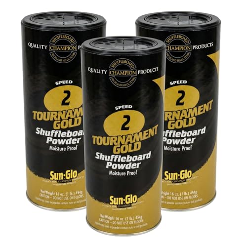 Sun-Glo Speed 2 (Tournament Gold) Shuffleboard Powder Wax – Fast Speed for Competitive League Play...*