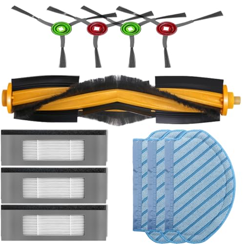Image of HASTHIP Filter Brush Mop Cloth Set for Ecovacs Deebot Ozmo 920 950 T5 N5 N8 T5 Max, T5 Power Vacuum Deebot N8 Replacement Accessories for Deebot.