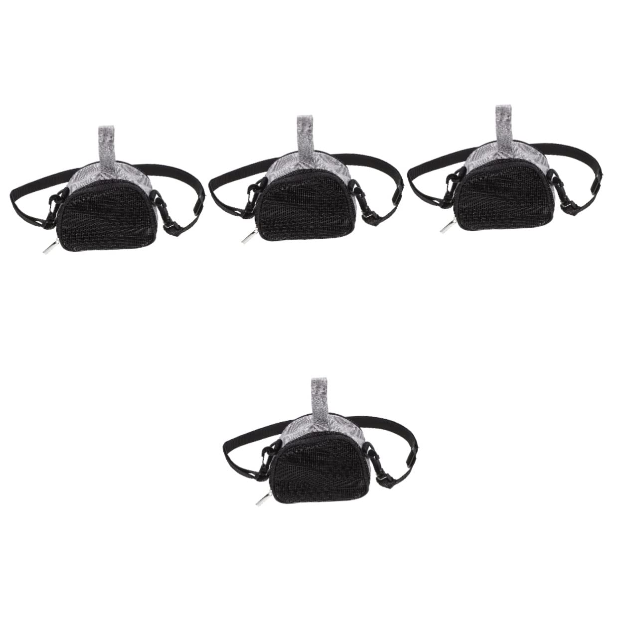 Milisten 4 Pièces De Hamster Accessoires De Dragon Barbu Fourniture De Hamsters Porte-Hamster Portable De Transport Hérisson Porteur De Rat Tissu Oxford Une Épaule Cage à Hamsters