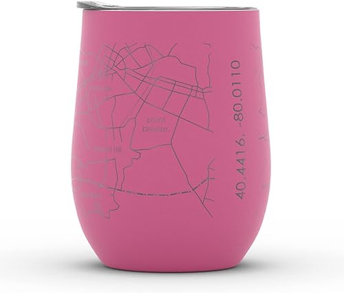 Vista 479 de Well Told Lexington Kentucky Map - Vaso de vino aislado con grabado de mapa de Kentucky, taza de acero inoxidable grabada (12 onzas, verde domingo)