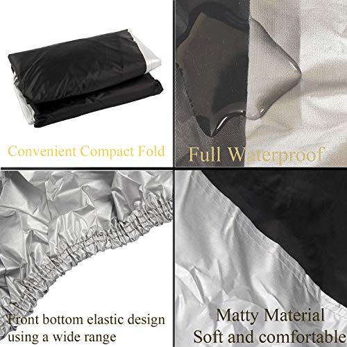 Image of Kandid Silver Tvs Fiero F2 Waterproof Bike Cover