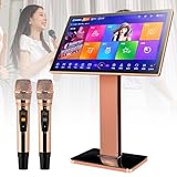 【26 idiomas】Este nuevo karaoke es compatible con más de 20 idiomas, incluyendo chino simplificado, chino tradicional, inglés, francés, alemán, italiano, portugués y español. Ideal para el hogar, bares, fiestas, jardines, campamentos, festivales, etc.