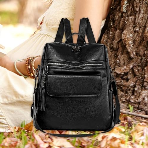 Bolso de hombro con colgante de cremallera espacioso 3