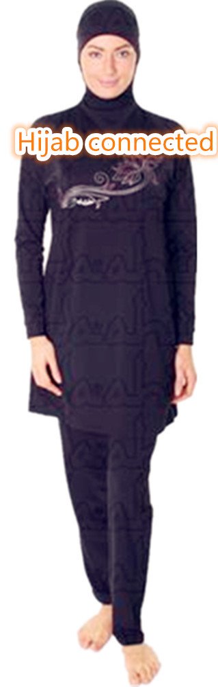 KXCFCYS Stylish Modest Muslim Islamic Swimsuit for Women Hijab & Full Coverage Swimwear Perfect for Swimming, Beach & Daily Wear (Int’l – 5XL, NO-1)