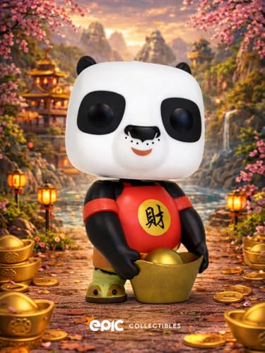 Funko Pop Asia Lucky Po 2016 vinilo de edición limitada con protector 4