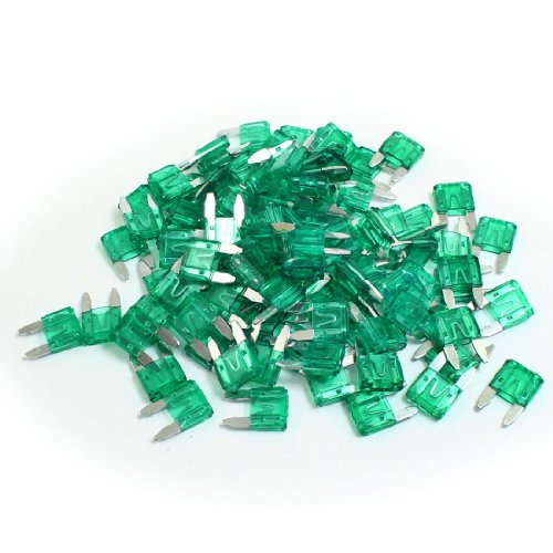 Fusibles vert 30A ATS type lame pour voiture et SUV, lot de 100 pièces indispensables