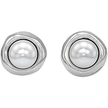 UNOde50 EGO Sterling Silver-Plated Earrings with Pearls