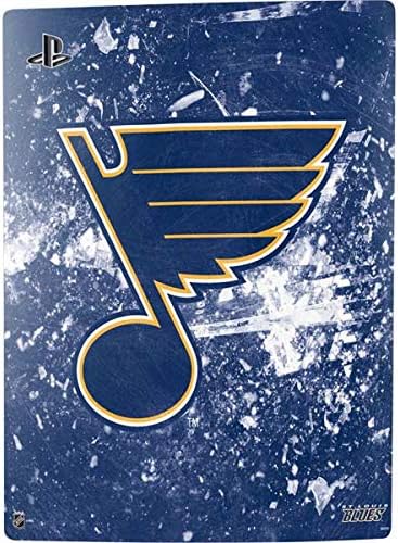 Skinit Decal Gaming Skin Compatible with PS5 Console - Officially Licensed NHL St. Louis Blues Frozen Design