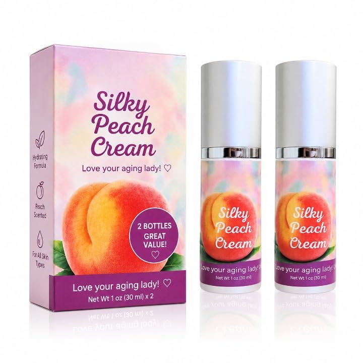 Silky Peach Cream Bioidentical Estriol Cream for Women | Intimate Moisturizing Cream for Feminine Comfort & Hydration | Gentle Daily Care Formula | 30ml Pump Bottle-image-48