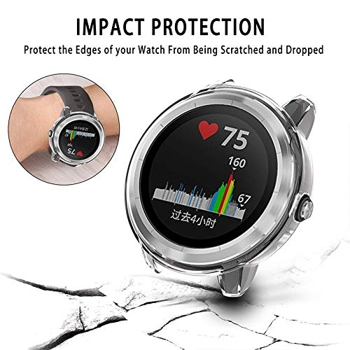 Case Vivoactive 3 Music Custodia Protettiva TPU Per Garmin Vivoactive 3 Music Morbida Antigraffio Facile - 7