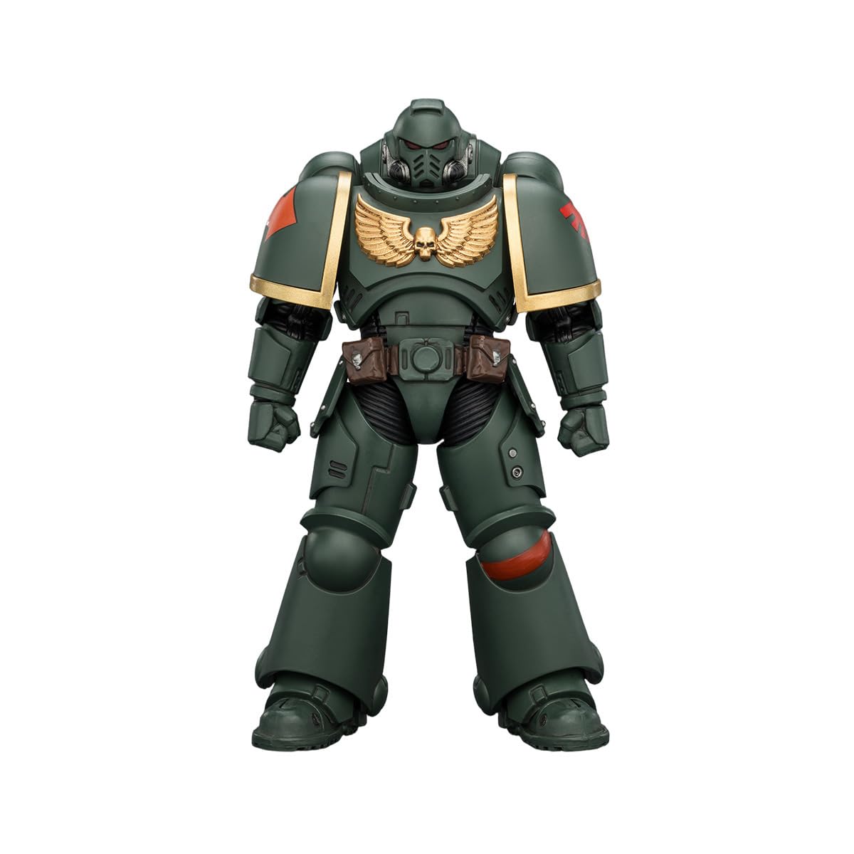 JOYTOY Warhammer 40,000 1/18 Action Figure Dark Angels Intercessor with Bolt Rifle, Bolt Pistol and Chainsword Collection Model Birthday gift