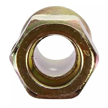 Beuiouer 50Pcs Male/Female End Union Brake Pipe Screw Nuts M10 X 1mm 3/16Inch OD Copper Brake Tubes Line Pipe Fittings Metric