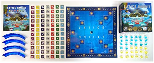 Latice Hawaii Strategy Board Game - The Multi-Award-Winning Smart New Family Board Game. Intelligent Fun For Creative People. #TOP2