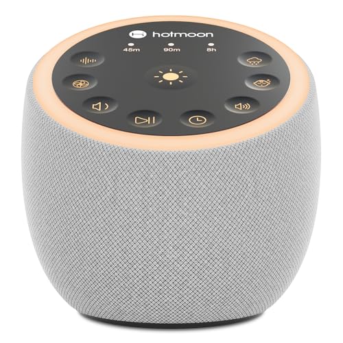 Hotmoon Sound Machine for Sleep, Cocoon 2 White Noise Sound Machine with 40 Non-Looping Sounds,...