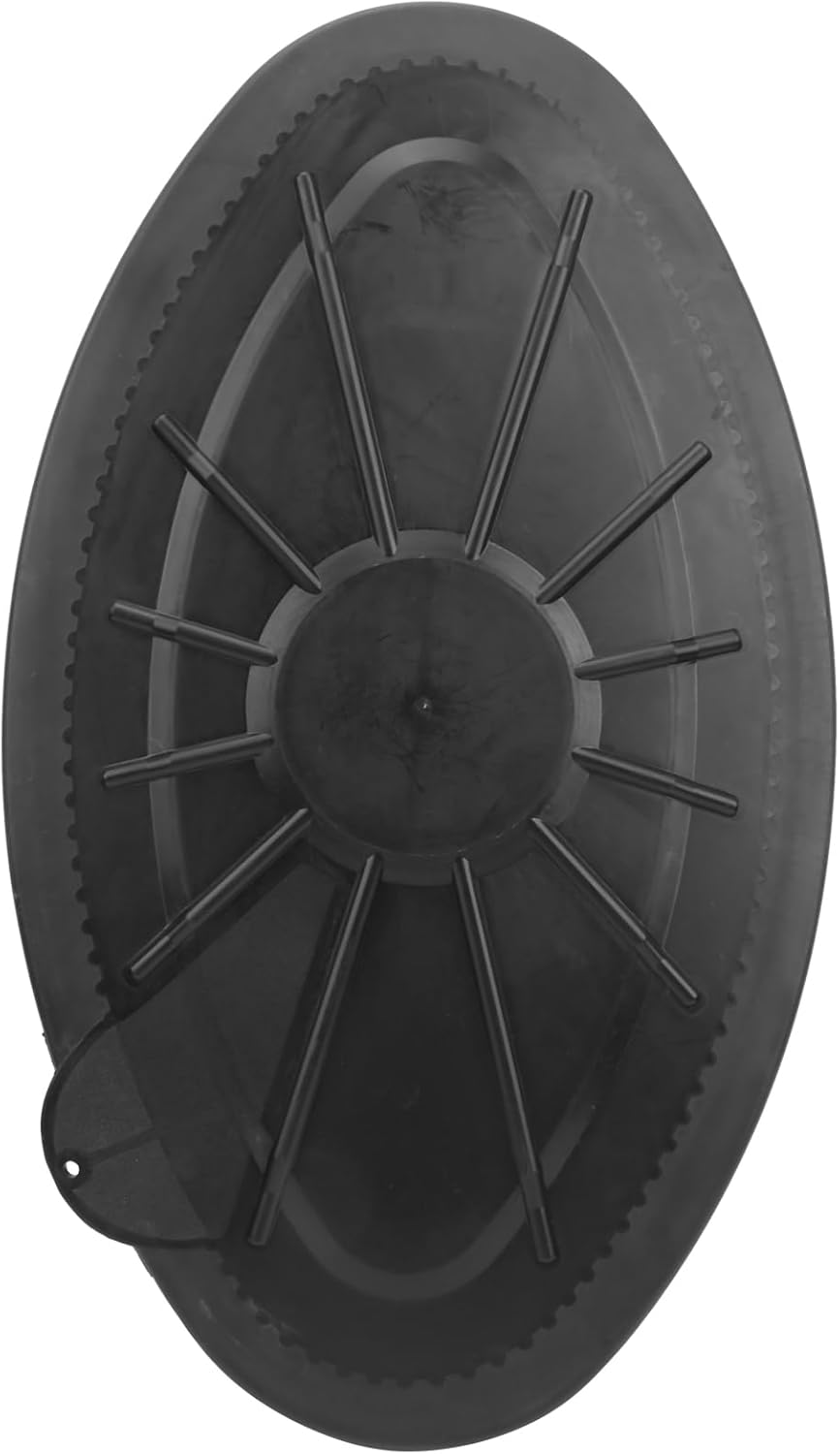 Ymiko Ascend Kayak Accessories Boating Parts Field and Stream Eagle 12 lids Cover Hatch 10 inch Round Oval for Ocean Hole 17.5 by Storage lid Rubber