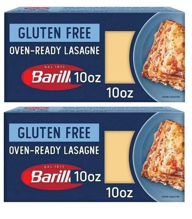 (Pack of 2) Gluten Free Oven-Ready Lasagna, 10 Ounce Boxes
