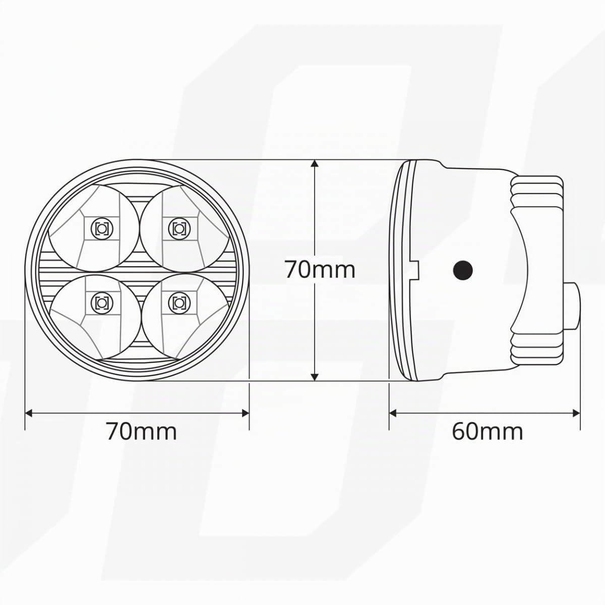 AMiO 01524 Kit Kit de feux diurnes Avant