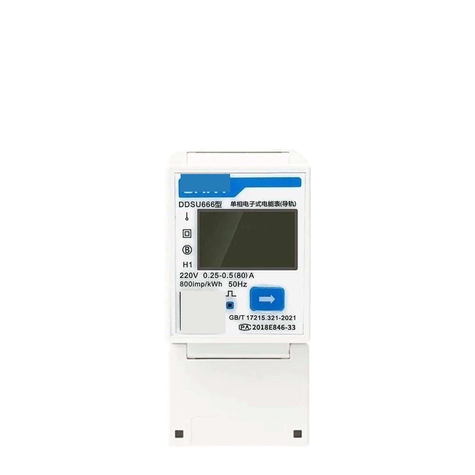 OSHZIKJII DDSU666 DTSU666 80A RS485 Meter Wattmeter(DDSU666 80A)