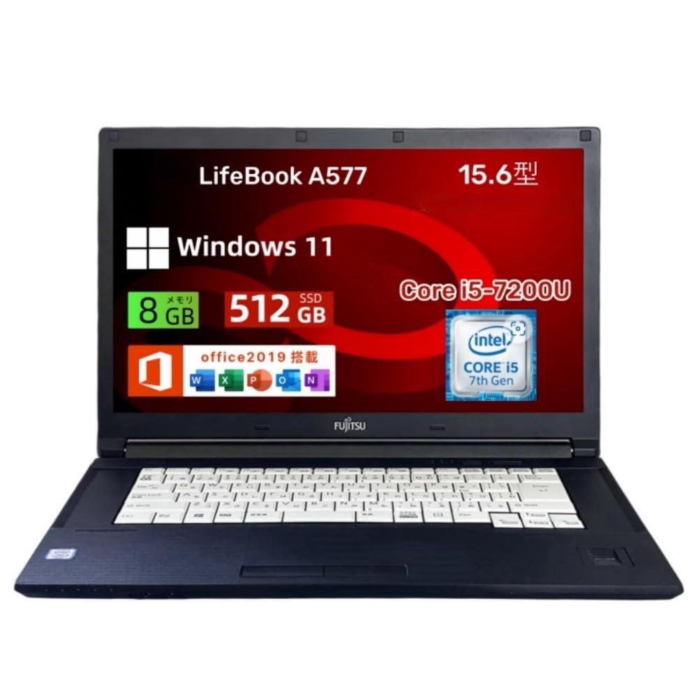 Amazon.co.jp: 【整備済み品】富士通 ノートパソコン LifeBook A577