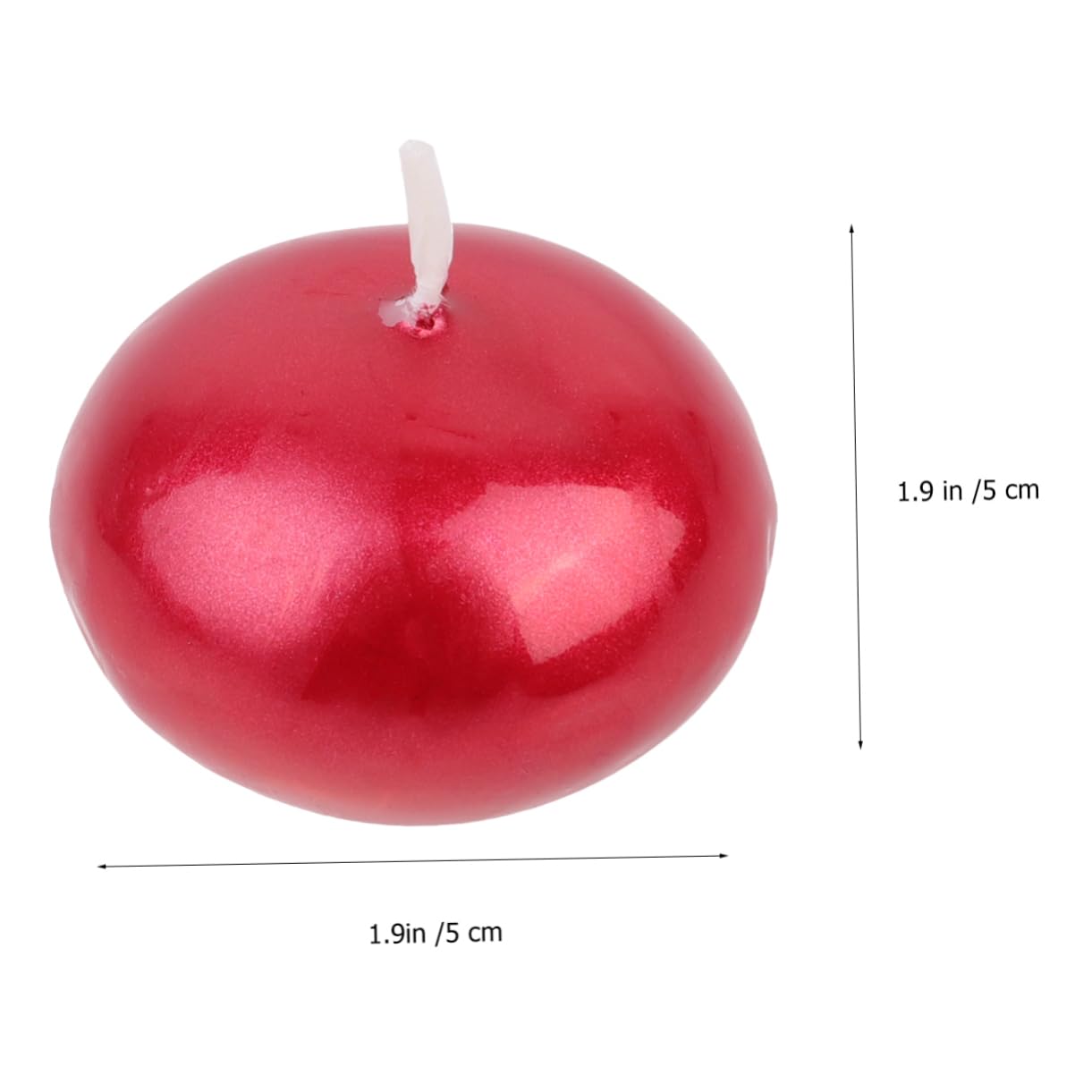 GOOHOCHY Flameless Floating Candles Red Wedding Decor Smokeless Candles for Parties Banquets