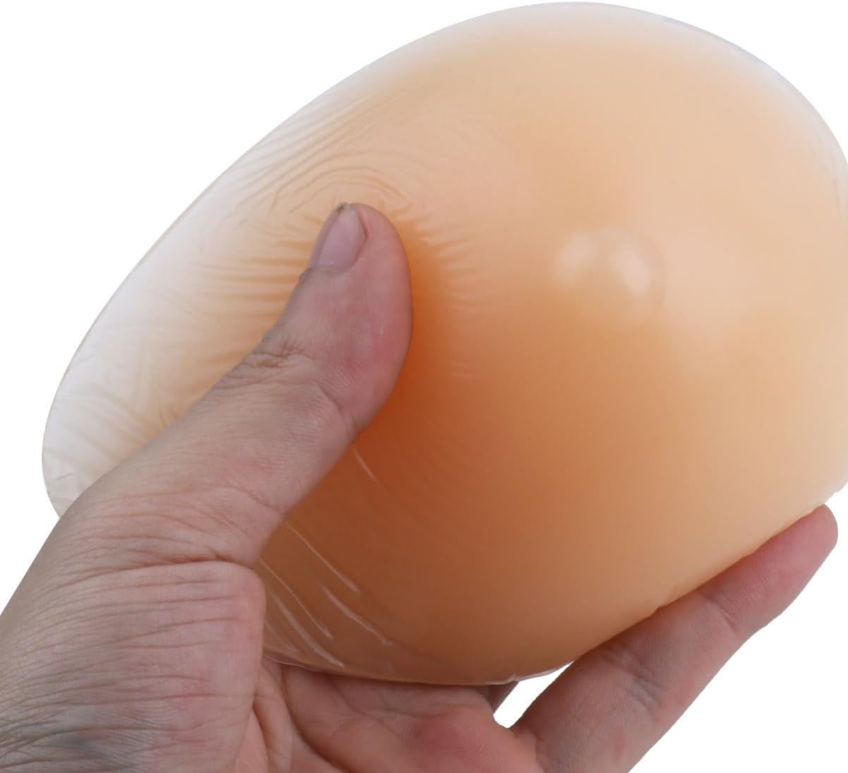 iEFiEL 1 Pair Soft Silicone Breast Forms Fake Boobs Prosthetic Breast Forms for Evening Dress Crossdresser Mastectomy