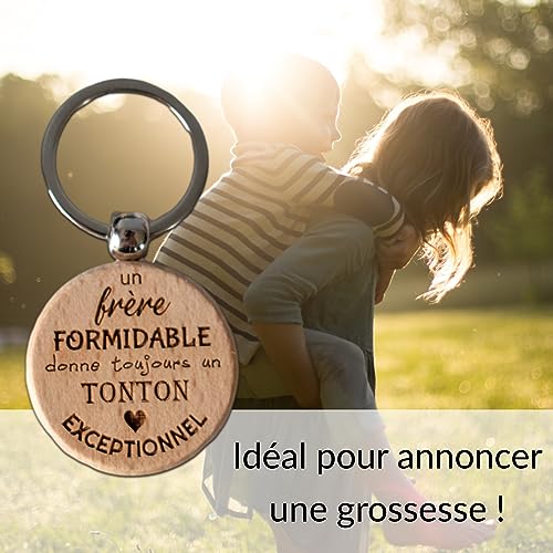 Porte Clés 25 Mm Tu Vas être Grand Père - Idée Cadeau Original Tonton