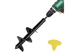 4 Inch Auger Drill Bit Garden Plant Flower Bulb Planter Auger