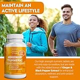 Grounded Turmeric Tablets 2,200mg with Black Pepper & Ginger 35:1 Extract | 2 Month Supply, 120 Tablets | High Strength Herbal Curcumin Supplement | Natural Anti Inflammatory & Antioxidants | Vegan UK - Image 6