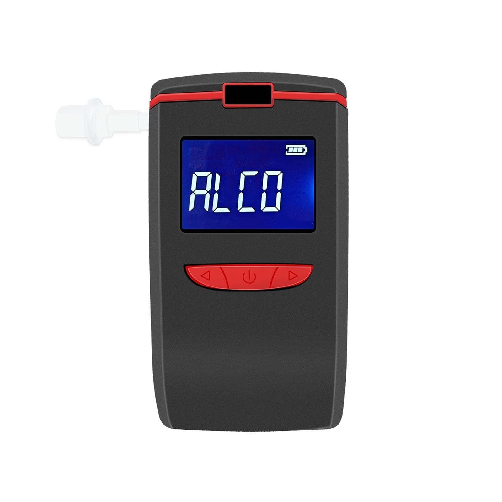 Profesjonalny alkomat Tester alkoholu Cyfrowy wyświetlacz LCD Automatyczne wyłączanie Alarm dźwiękowy z ustnikami 4 dla kierowców lub użytku domowego