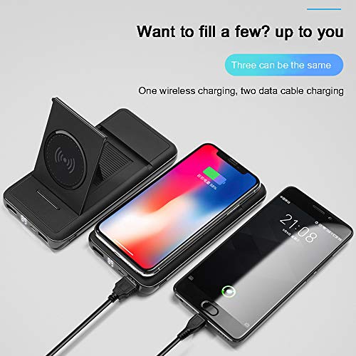 Power bank inalámbrico de 10000 mAh ideal para ver vídeos en el tren gracias a su soporte 7