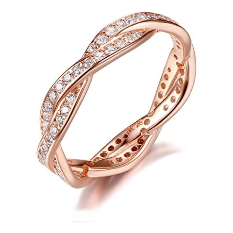 Qings Anillo de Plata Chapado en Oro Rosa Cover