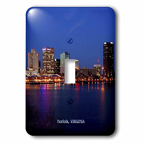 3dRose LSP_55348_1 Norfolk, Virginia - Interruptor de palanca