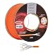 Produktbild HB-DIGITAL 100m Galaxy Netzwerkkabel LAN Verlegekabel Cabel cat 7 Kupfer Profi S/FTP PIMF LSZH Halogenfrei orange RoHS-Compliant cat. 7 Cat7a AWG 23/1