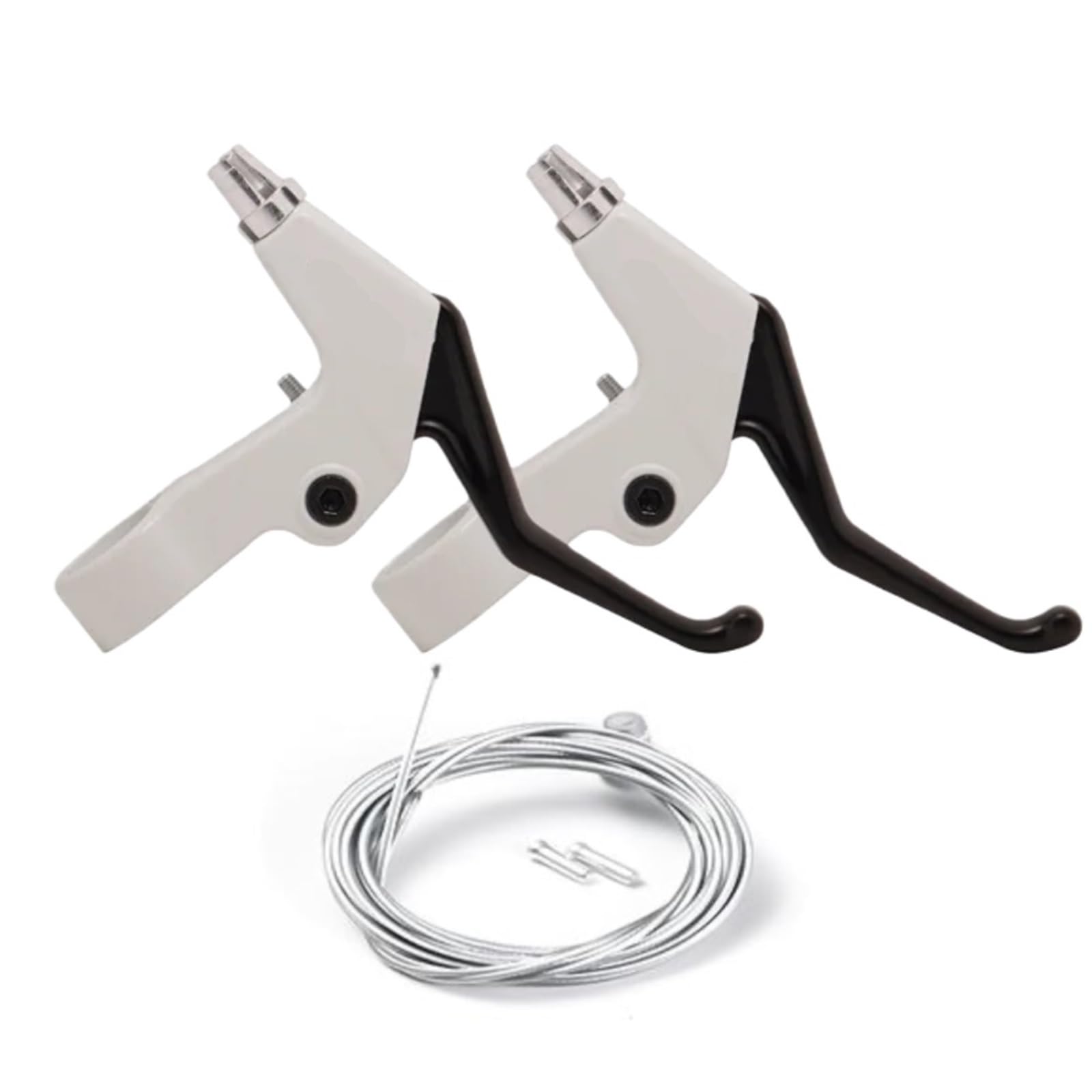 Generico Leve Freno Bici Leggere in Lega di Alluminio for Biciclette MTB Disponibili in Nero Argento Grigio