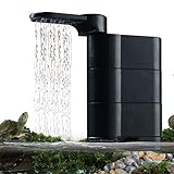 CHERLAM Turtle Filter, 3 in 1 Water Circulation Filter, Low Water Filter with Sponge and Bio Balls, 150GPH Submersible Aquarium Filter for Amphibians and Reptiles