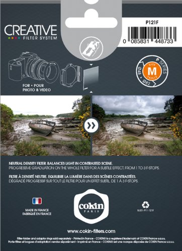 Cokin P121F Verlauffilter grau2 full