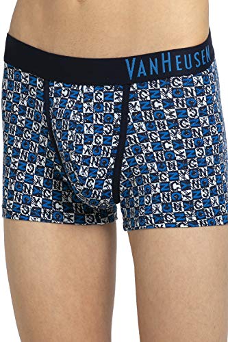 Image of Van Heusen Men's Cotton Trunk - Pack of 1 | Contoured pouch for support | Antibacterial Briefs | Sweat Absorbant | Moistue Wicking | Breathable Everyday Underwear | Long Lasting Color| Fun Prints | Style 10051