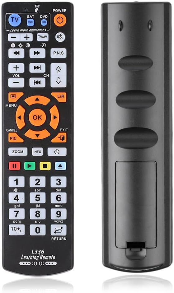L336 Learning Remote Universal TV TV CBL DVD Remote Control Remote Learning Function Pure Learning Remote Control Commander Simple TV Remote Control for CBL DVD Hi-Fi Remote Control Learning Remote Set of 1