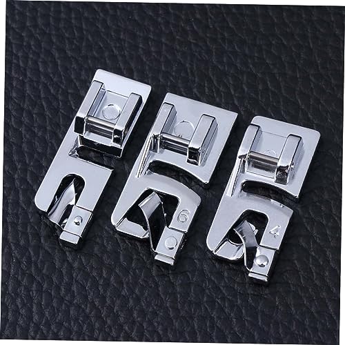 3 piezas de pie prensatelas para máquina de coser miniatura 4