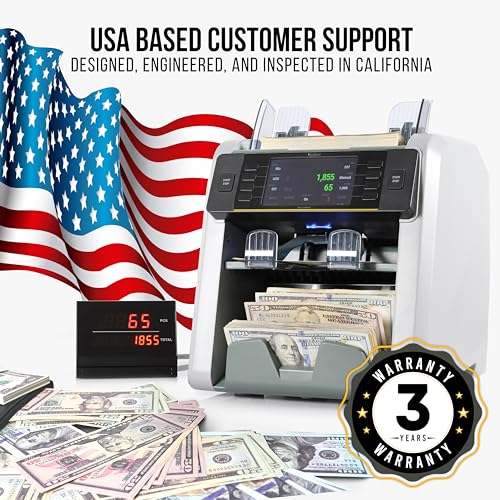 Image of KOLIBRI Money Counter Machine I LCD Display I Bank Grade I Advanced 2CIS /UV /MG /IR /MT /DD /HLF /SN IRT Detection I Mixed Denomination I Multi-Currency I Reject Pocket I 3-Years Warranty I Signature