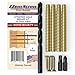 ZZem Screw 4-pk - #9x3-Permanent Door Hinge Repair Kit - Easy Stripped Screw Hole Repair - Reinforce Door Hinges, Strike Plates and Door Jamb Repair - Repair Stripped Hinge Screws in Minutes!