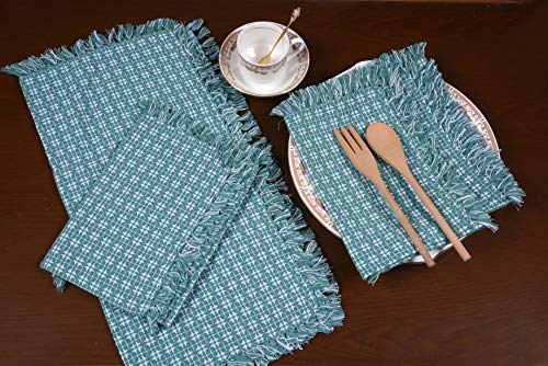 Set de 6 servilletas cuadradas de algodón 51 x 51 cm miniatura 4