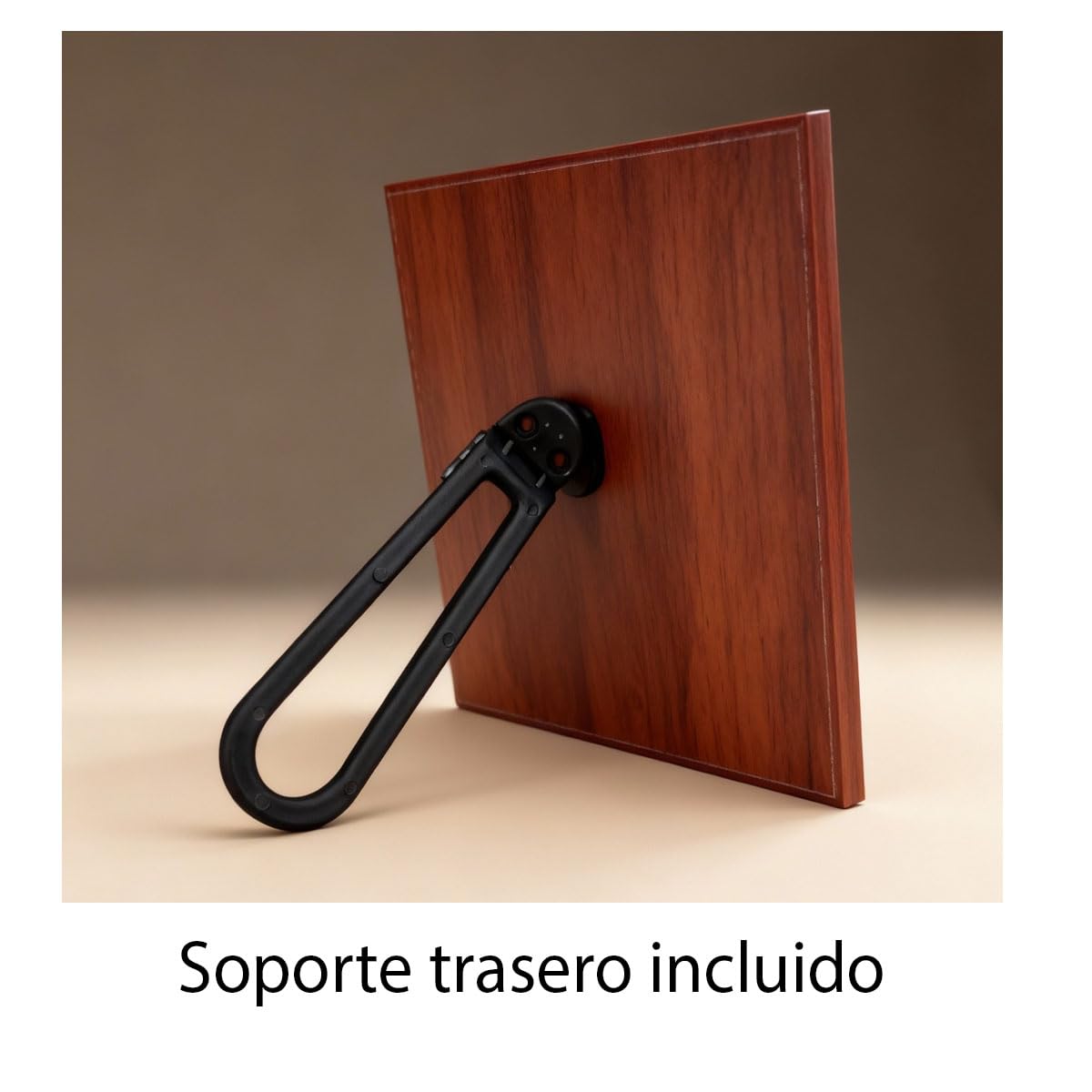 Placa Conmemorativa Personalizada con Foto o Logotipo – Grabado Láser a Medida – Placa Homenaje para Jubilación, Empresa o Agradecimiento – Incluye madera y Estuche (actual)