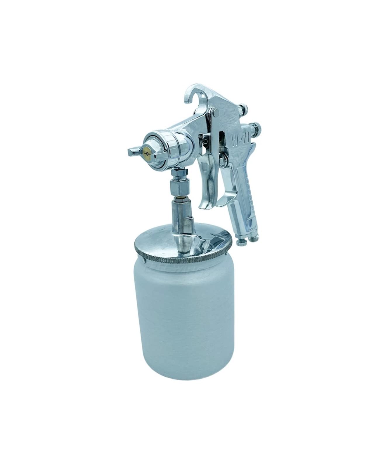 Boquilla engrasadora Boquilla Bomba de Engrase Pistola pulverizadora de Pintura para Muebles 77 Pistola pulverizadora neumática de Pintura Corporal de Gran diámetro(W71-0.8caliber)