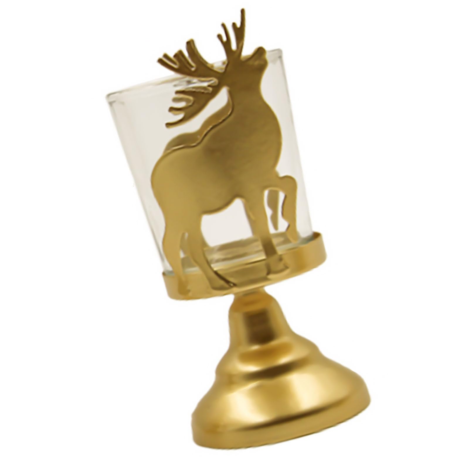 Yhplxyuus Unique Candleholder Decorative Candlestick Elegant Metal Holder for Christmas Dining Candlelighting Holiday Decoration