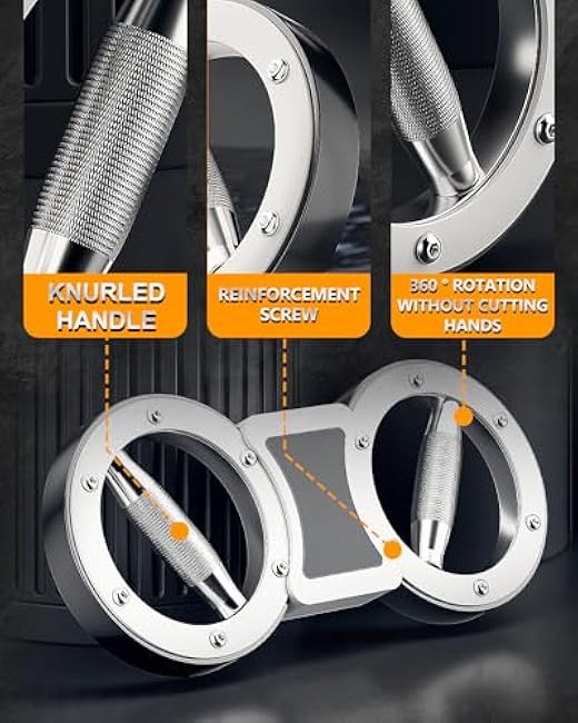 Rotator Burn Machine, 8-12LB Arm Exercise Equipment with Adjustable Resistance, Spinning Arm Machine, Gripster Forearm Trainer, 360 Degree Rotating Grips, Forearm Grip Strengthener