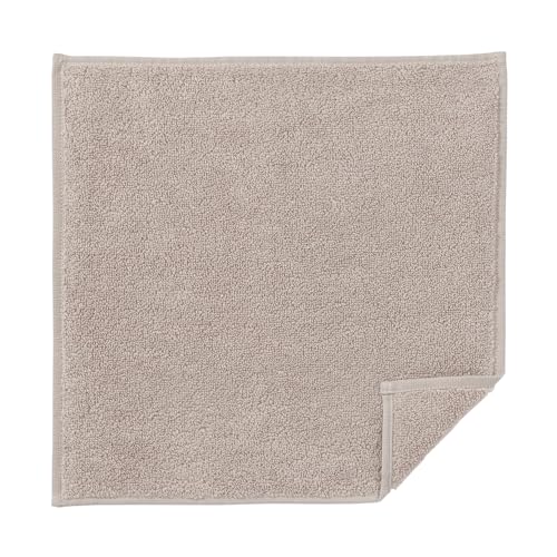 無印良品 綿 やわらかタオル ハンカチ ユニセックス大人 DFA42A5A ライトベージュ 25×25cm