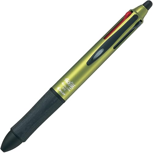 Miniatura 1 de Bolígrafo de tinta de gel / Bola de fricción 4 / (bolígrafo desaparece) (colores de tinta: 4 colores) Madera oscura verde